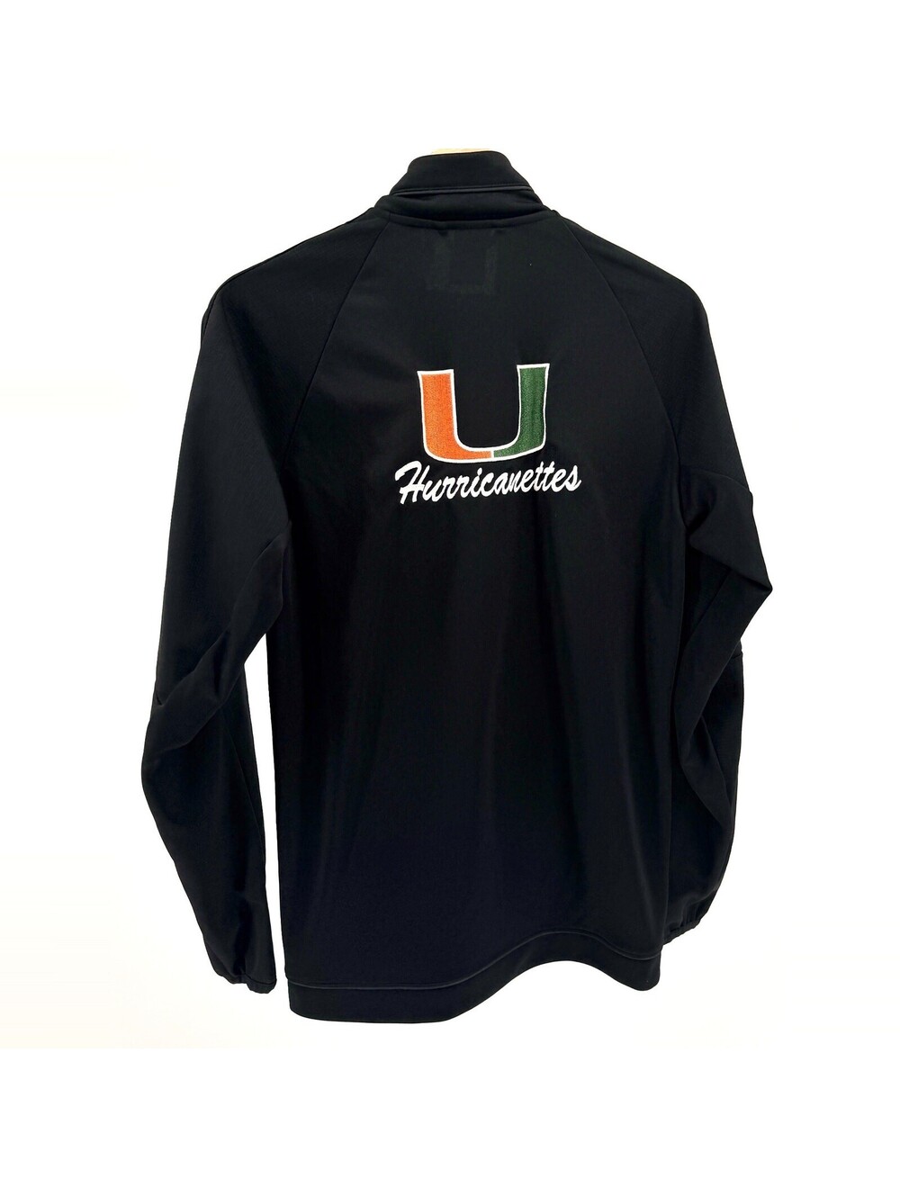 Adidas Black U of Miami Hurricanettes Training Jacket